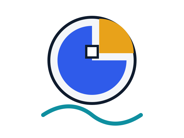 PNG to SVG example, before: a 640 px PNG logo, pixels